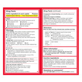 Cobertura amplia de indicaciones de Tylenol para dolor y fiebre