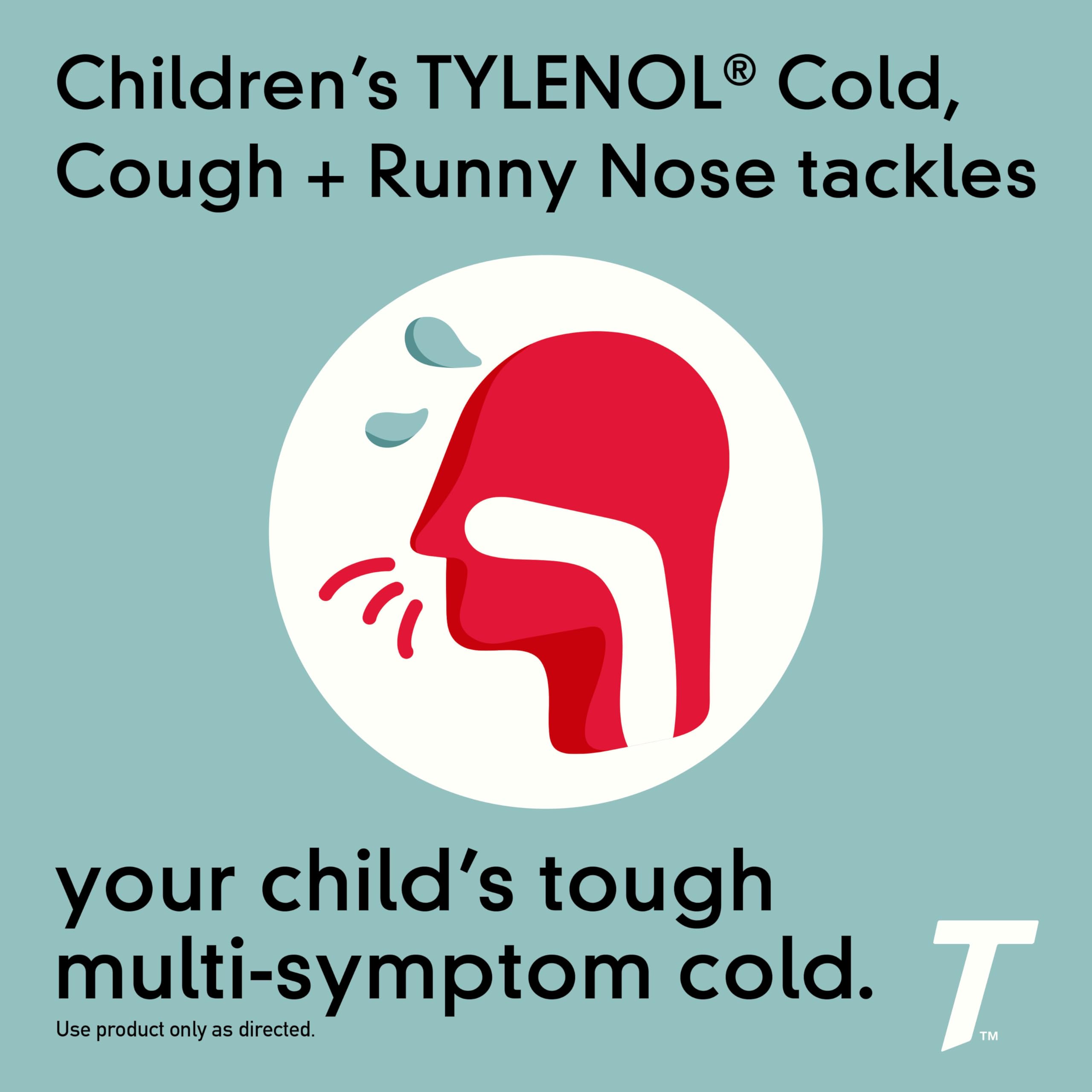 Frasco de Tylenol infantil de 4 oz, suspensión oral