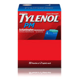 Tylenol PM Fuerza Extra, caja dispensadora, puede ayudar a aliviar molestias y favorecer el sueño.