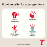 Tylenol caplets para respiración mejorada durante el día