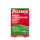 Tylenol Sinus Caplets, dosis diurna sin somnolencia para actividades.