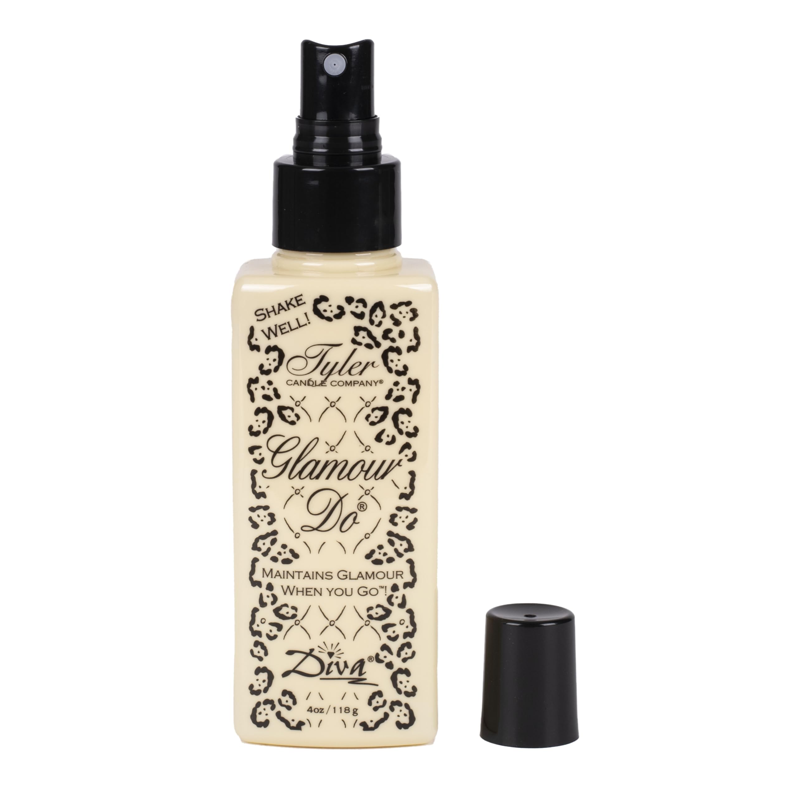 TYLER Diva Glamour Do: envase elegante de 4 oz perfecto para baño