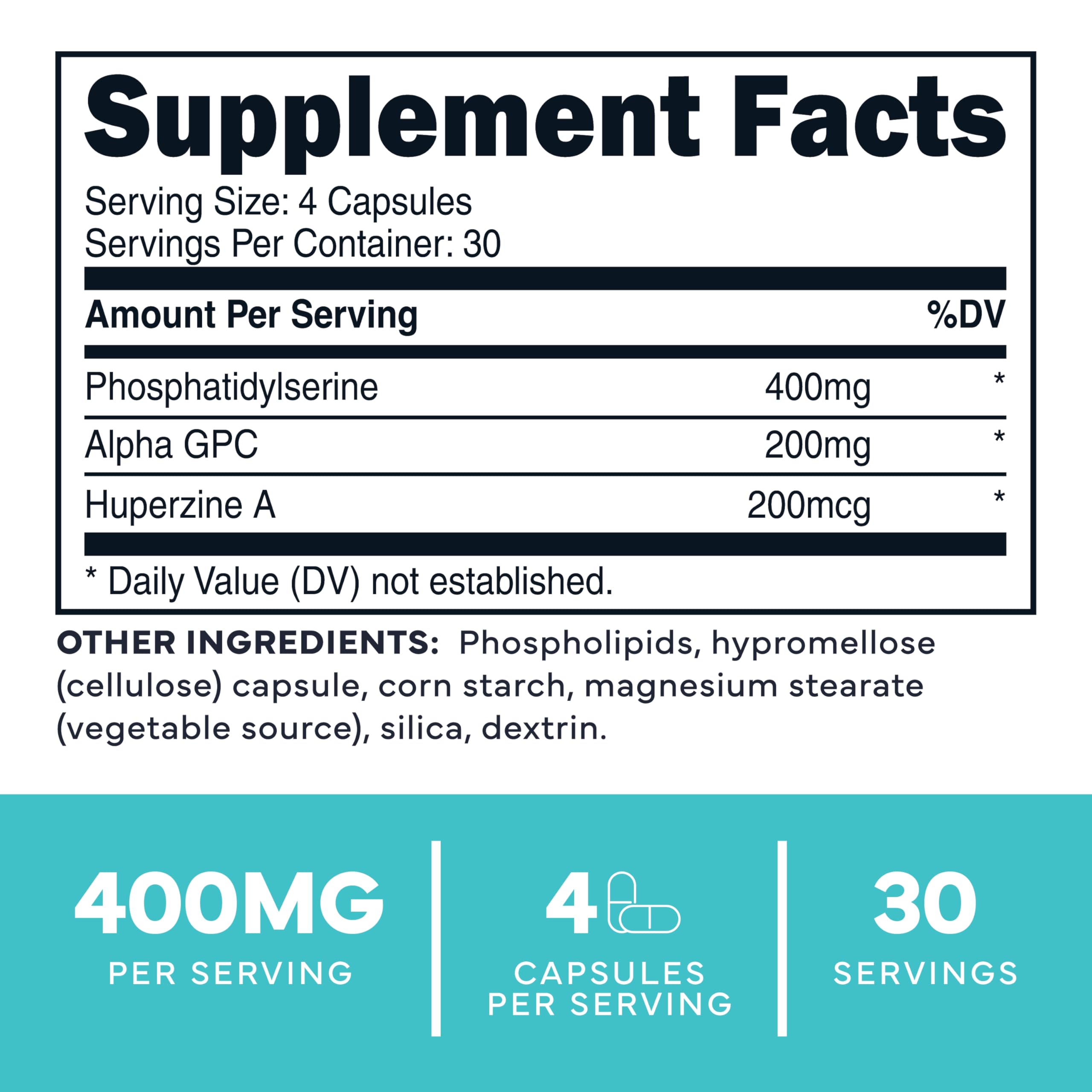 Type Zero Alpha GPC 300 mg: cápsulas para claridad mental.