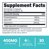Type Zero Alpha GPC 300 mg: cápsulas para claridad mental.