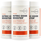 Ejercicio con Type Zero Nitric Oxide 6X Booster para energía sostenida.
