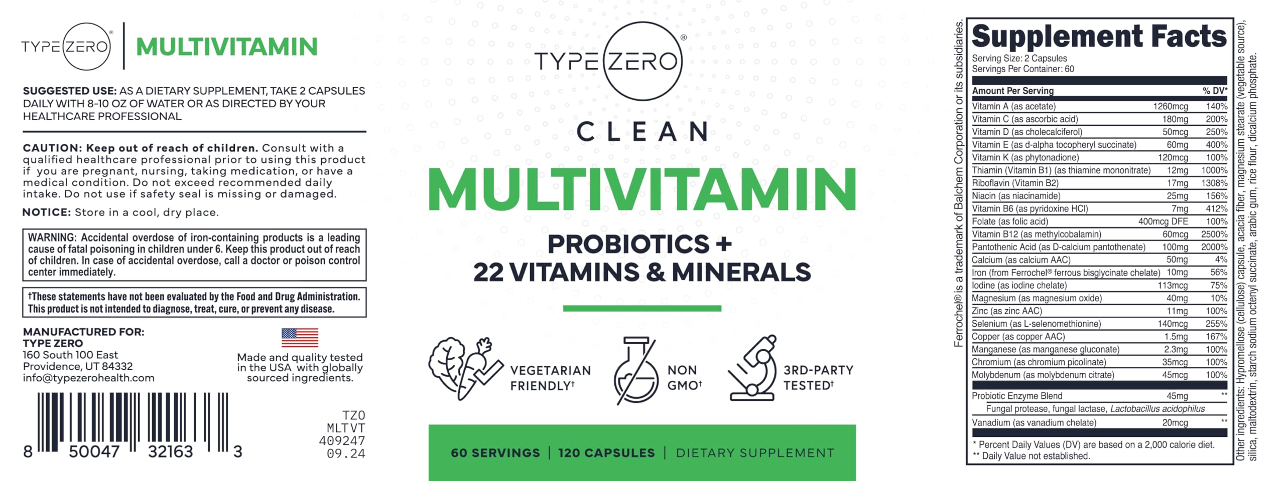 Type Zero uso diario con agua, apoyo nutricional práctico