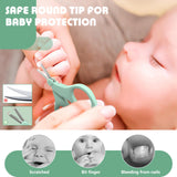 TYTDOUTER tijeras bebé con mango ergonómico para manejo estable.
