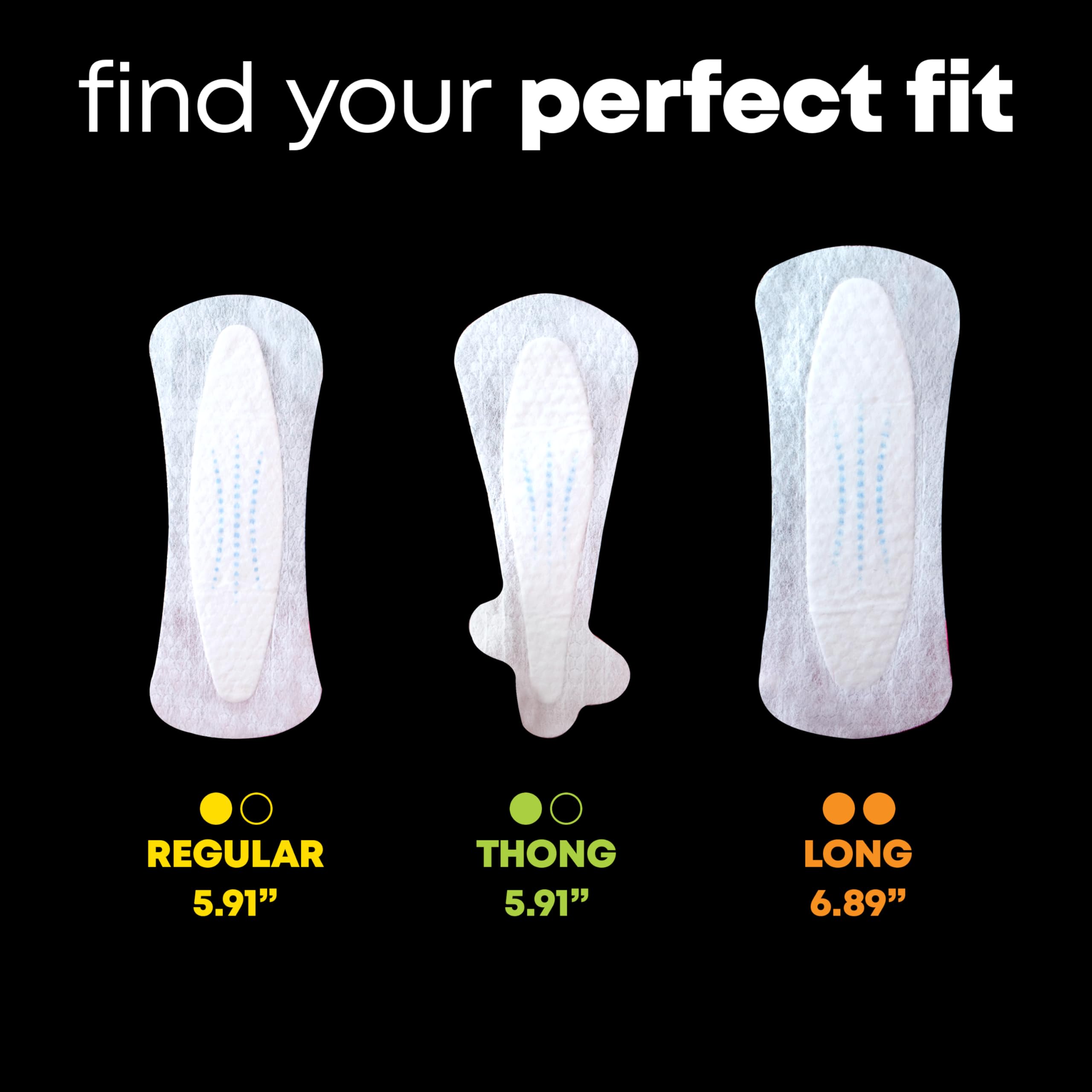 U by Kotex Balance protector diario de longitud regular para mayor comodidad