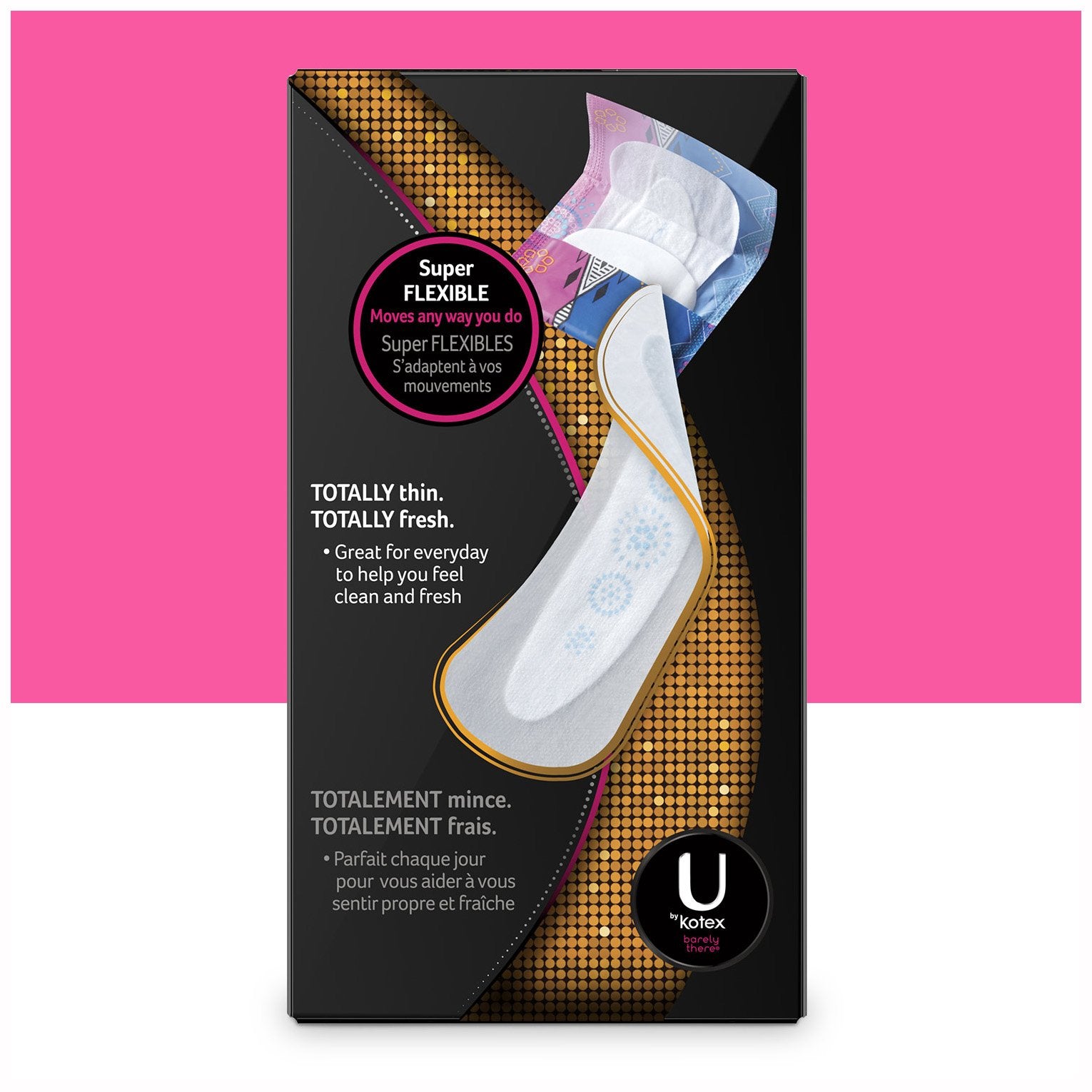 U by Kotex Barely There Liners: sin fragancia para piel sensible.