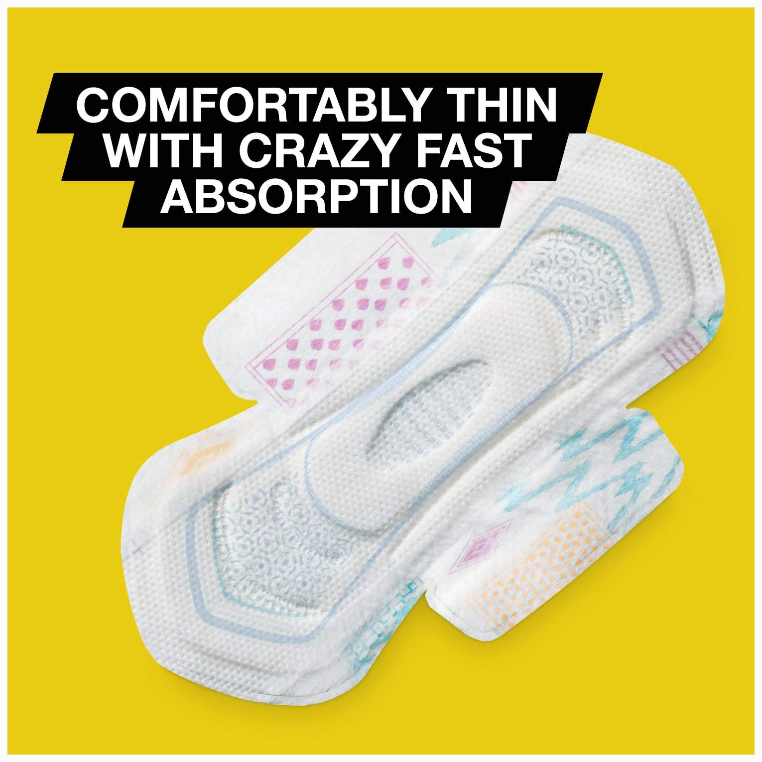 Alas Tru-Fit en U by Kotex CleanWear aseguran ajuste seguro