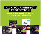 U by Kotex CleanWear libre de fragancias y sin látex