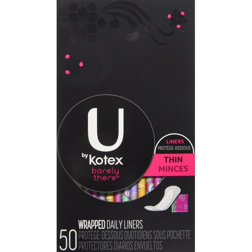 Protector diario U by Kotex, tamaño compacto para bolso.