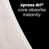 U by Kotex sin fragancias para piel sensible.