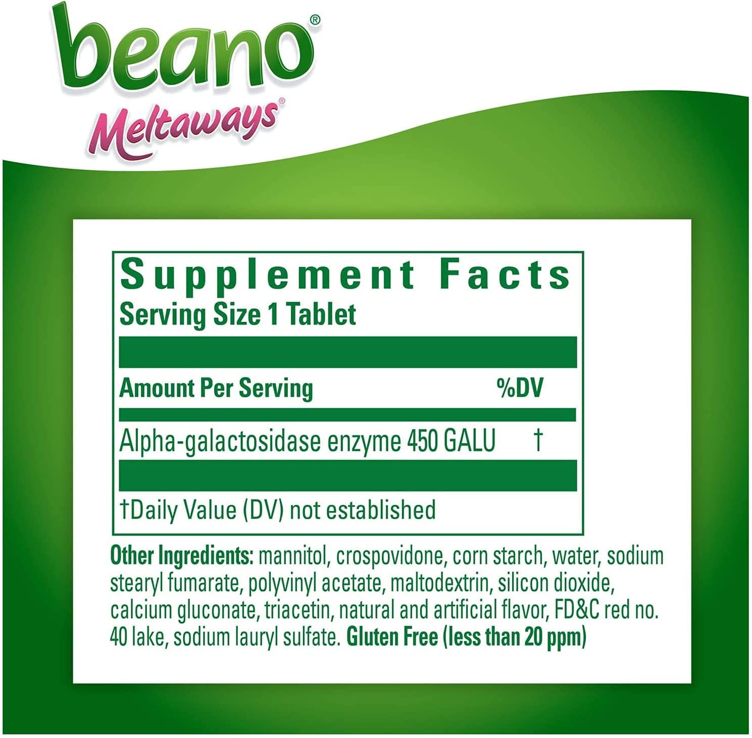 Beano Meltaways de ubcwin, puede ayudar a prevenir gas durante las comidas