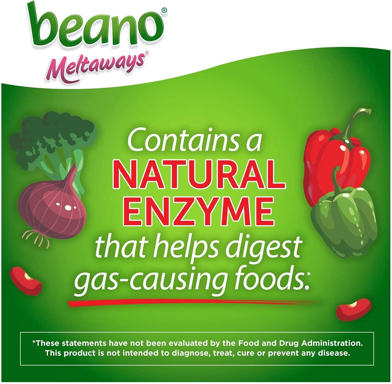 Beano Meltaways de ubcwin, sabor fresa para uso rápido y agradable