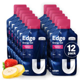 ucan edge gel sabor fresa-banana para energía sostenida durante entrenamientos