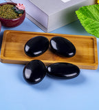 Piedra de bolsillo UFEEL en obsidiana negra para manejo del estrés.