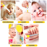 UHFi gotero y cucharas medidoras, útiles para dosis precisas y limpias.