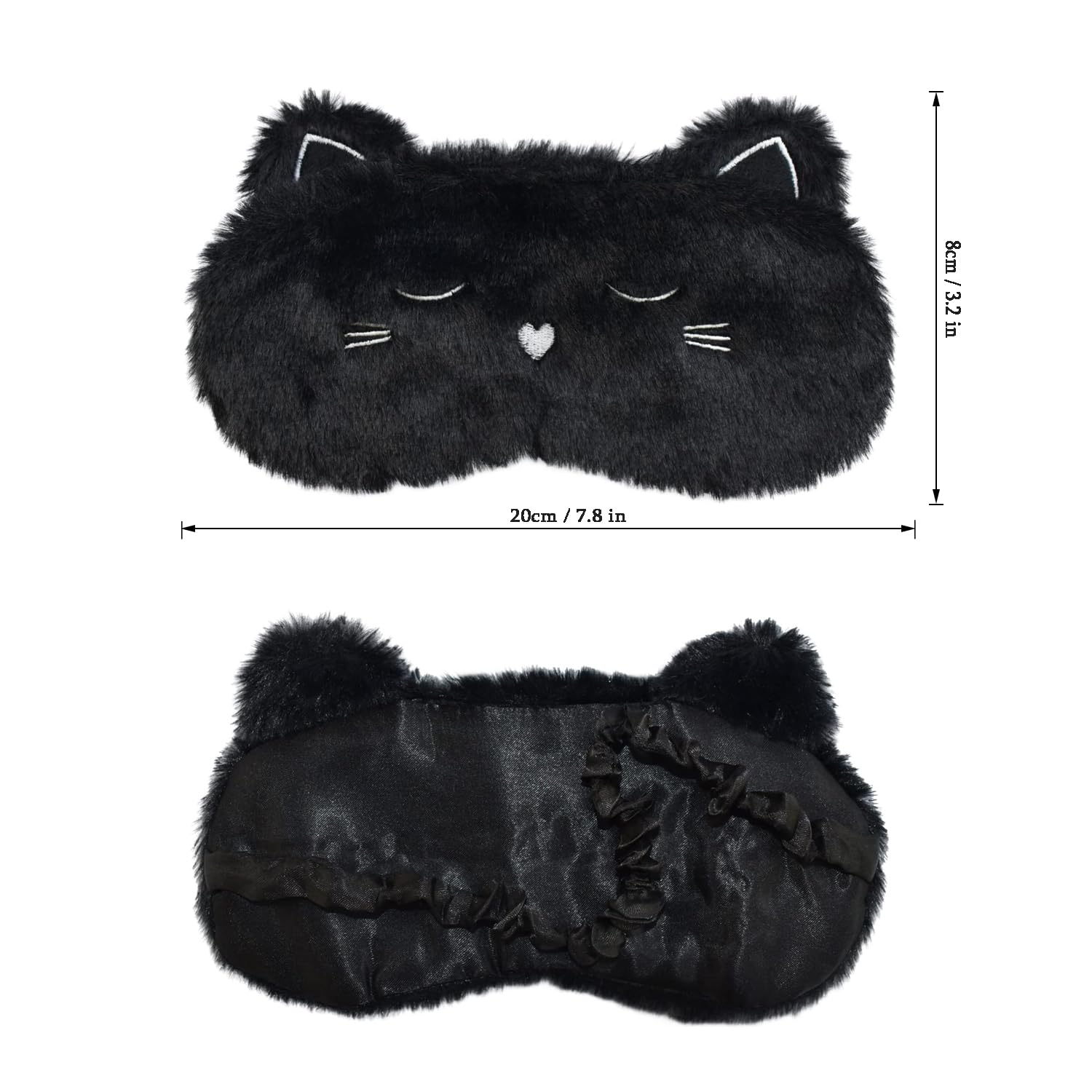 Ulbemoll mascarilla dormir diseños adorables de animales para descanso nocturno