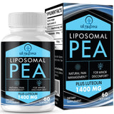 Ulmubra botella de palmitoylethanolamida liposomales 1300 mg para absorción potencial.