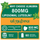Cápsulas liposomales Ulmubra, fáciles de tragar para uso diario.