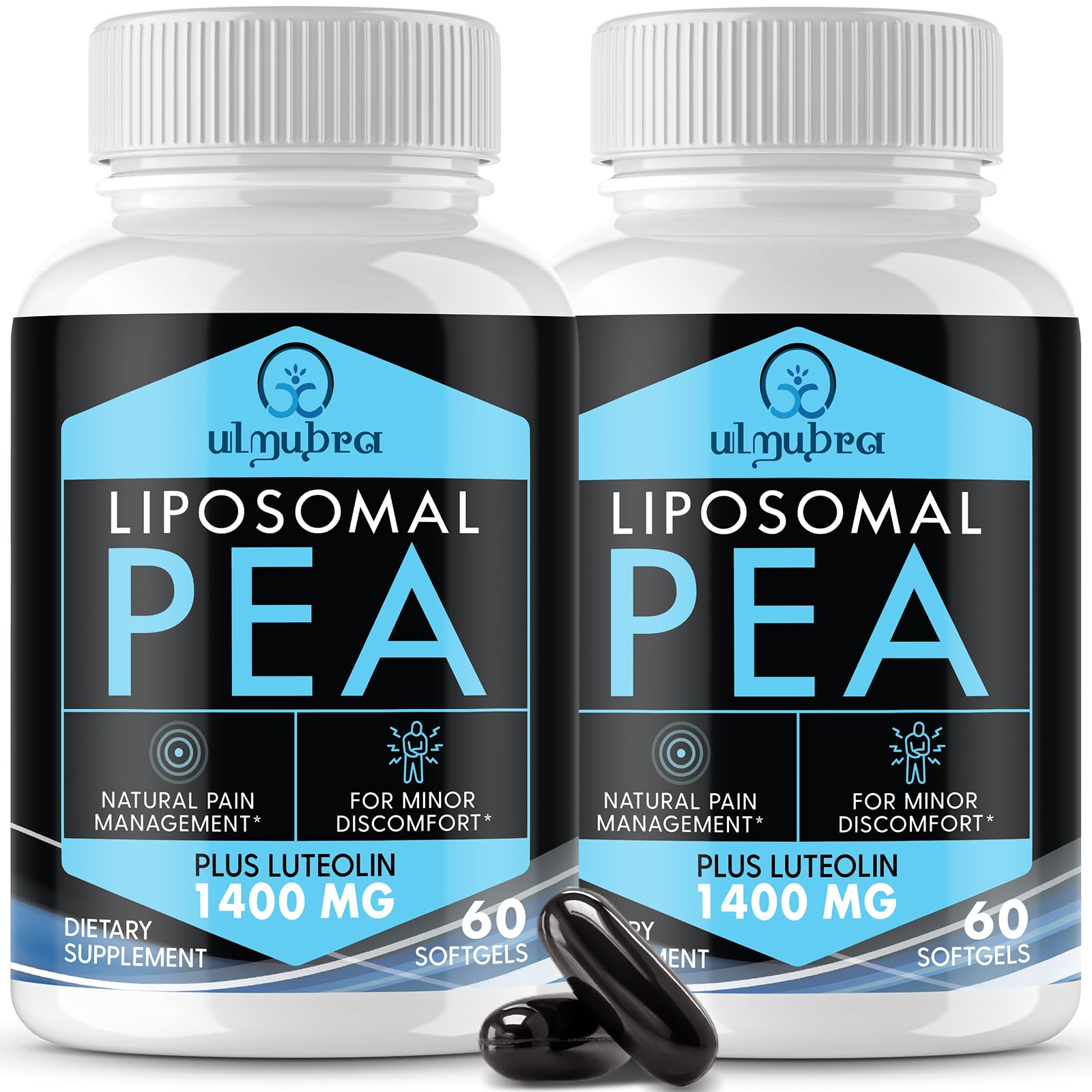 Ulmubra liposomal palmitoylethanolamide 1300mg: cápsulas para apoyo al bienestar diario.