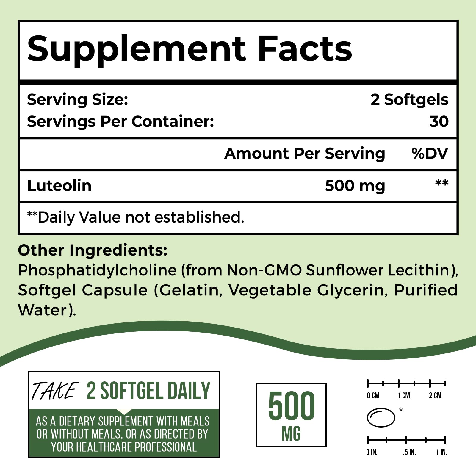 Ulmubra Luteolina Liposomal 500mg, origen en cáscaras de cacahuete para la luteolina liposomal.