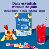 Ultima Replenisher Mocktini arándano cosmo en copa, sabor intenso y refrescante