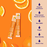 Ultima Replenisher naranja: bolsas de porciones para llevar