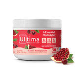 Ultima Replenisher polvo hidratante sabor cereza granada, 6 electrolitos y sin azúcar.