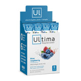 Stickpack de Ultima Replenisher sabor azul frambuesa para hidratación sabrosa.
