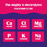 Vitamina C y zinc para apoyo diario de hidratación.