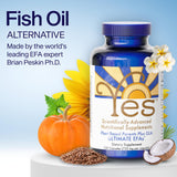 ULTIMATE EFAs etiqueta ingredientes: lista de aceites orgánicos y beneficios