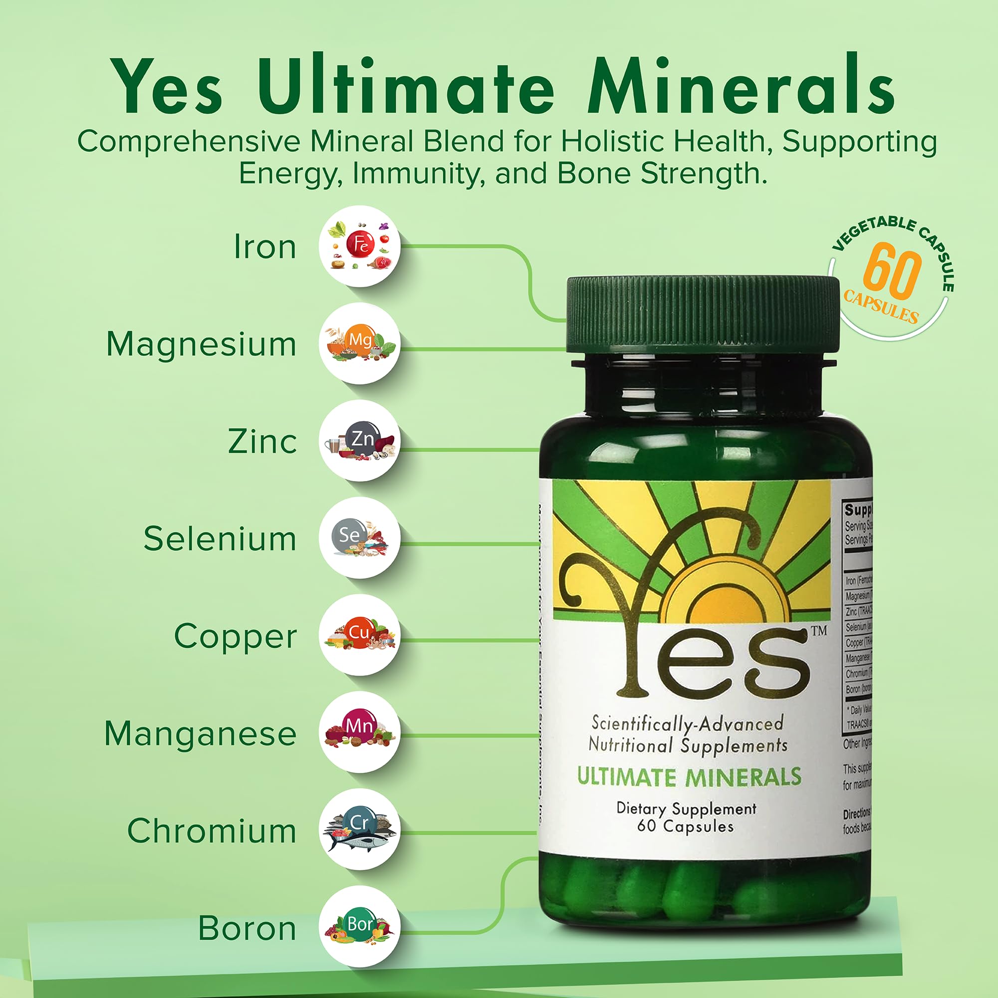 ULTIMATE EFAs Ultimate Mineral: cápsulas de alta absorción para mejor asimilación de minerales