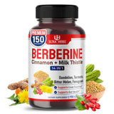 ULTRA HERBS Berberina con canela, cápsulas para apoyar la digestión natural