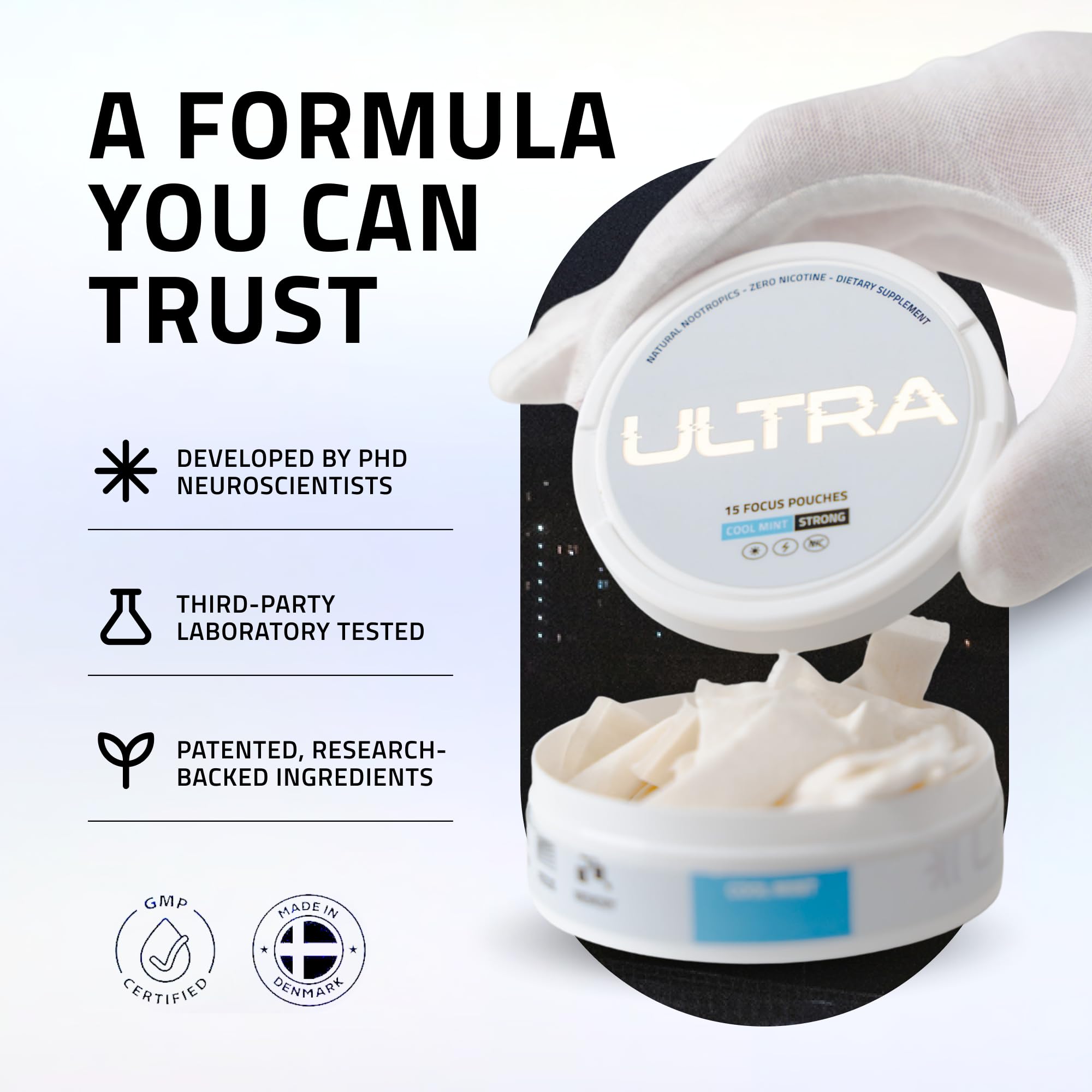 Ultra Pouches absorción rápida para comenzar sin demora