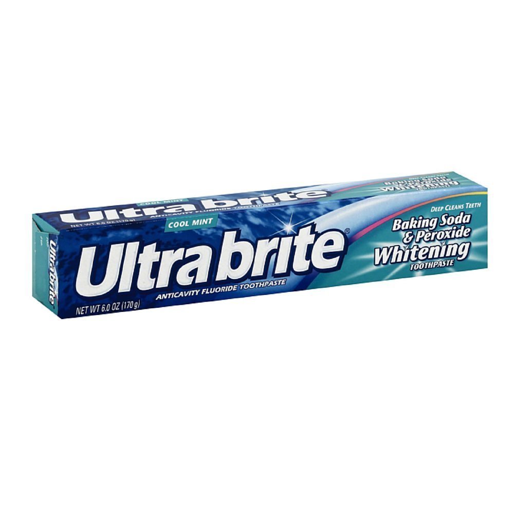 UltraBrite pasta dental con bicarbonato y peróxido, empaque de 12, blanqueado suave