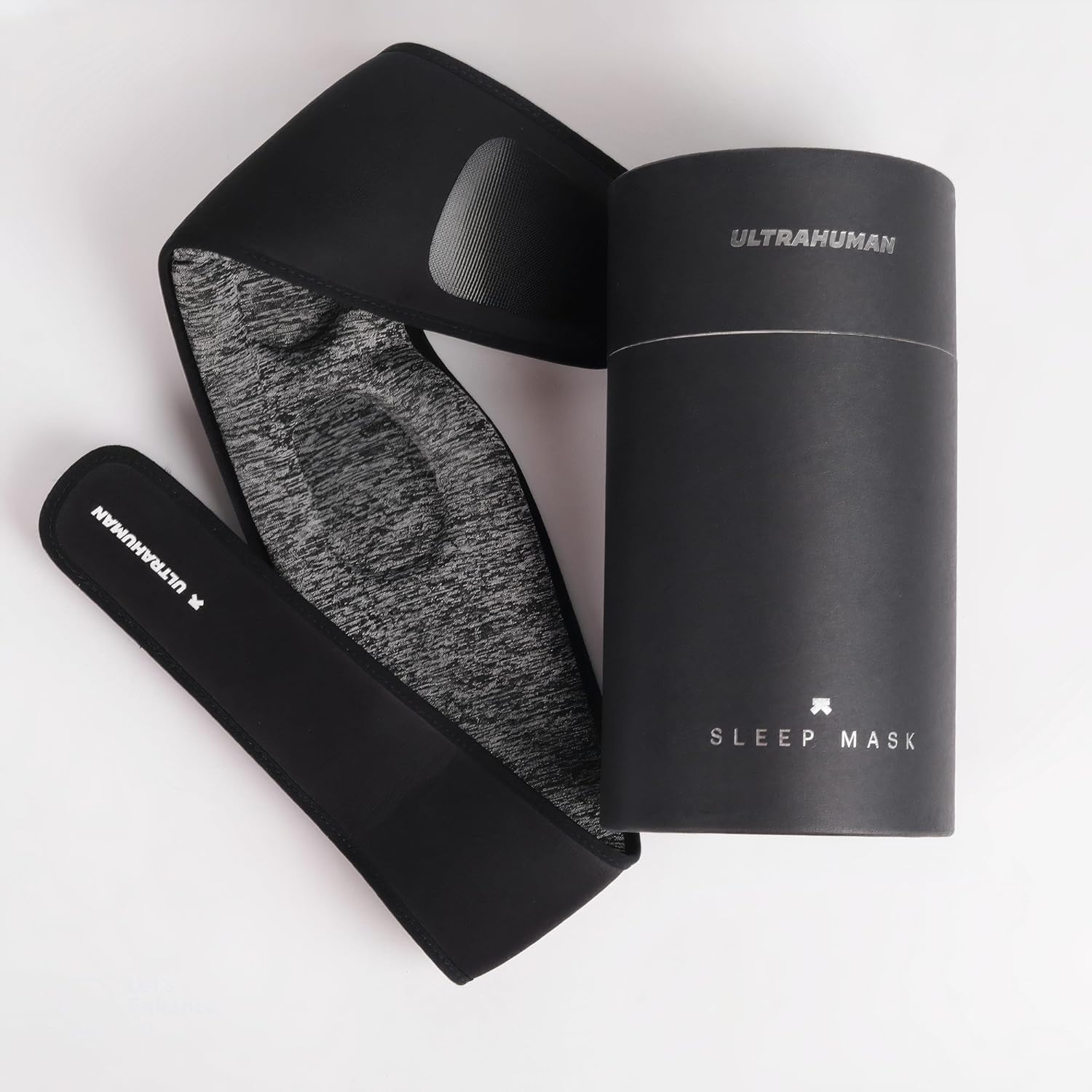 Ultrahuman mascara sueño para dormir mejor en casa o al viajar.