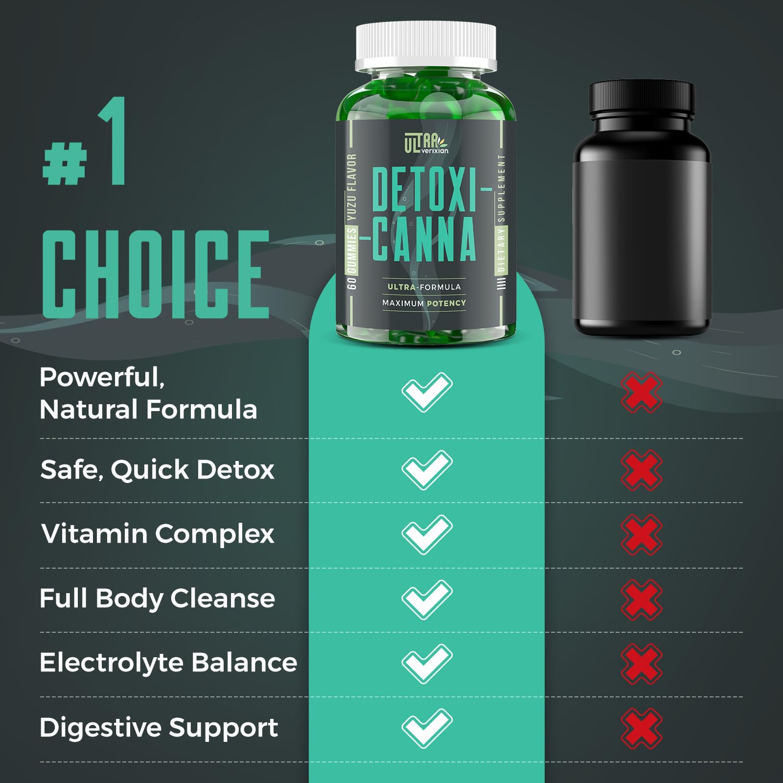 Uso diario con Ultraverixian Detox Gummies para bienestar general.