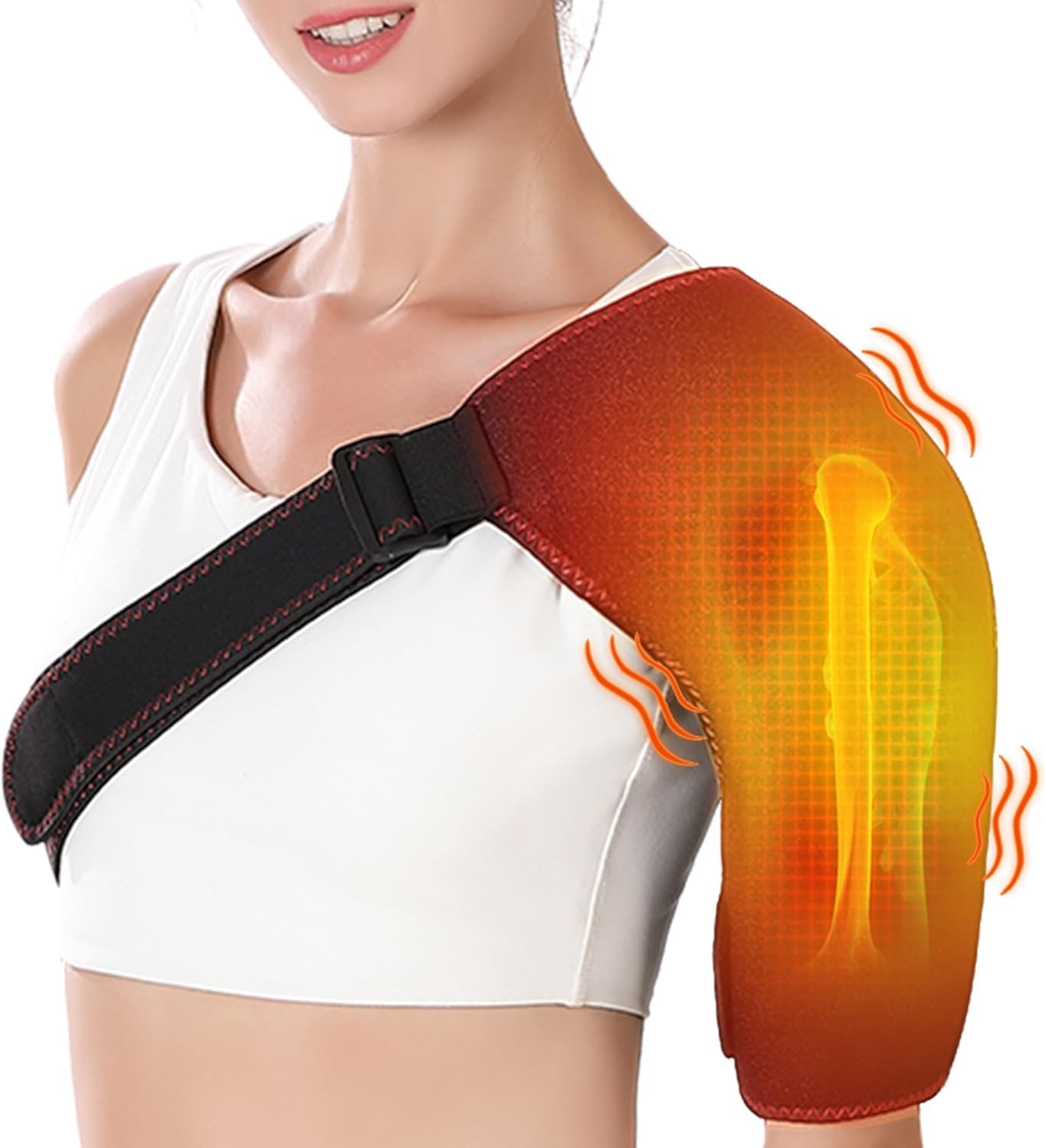 UMEBEAM almohadilla de calor para hombro con ajuste personalizado para sesiones cómodas
