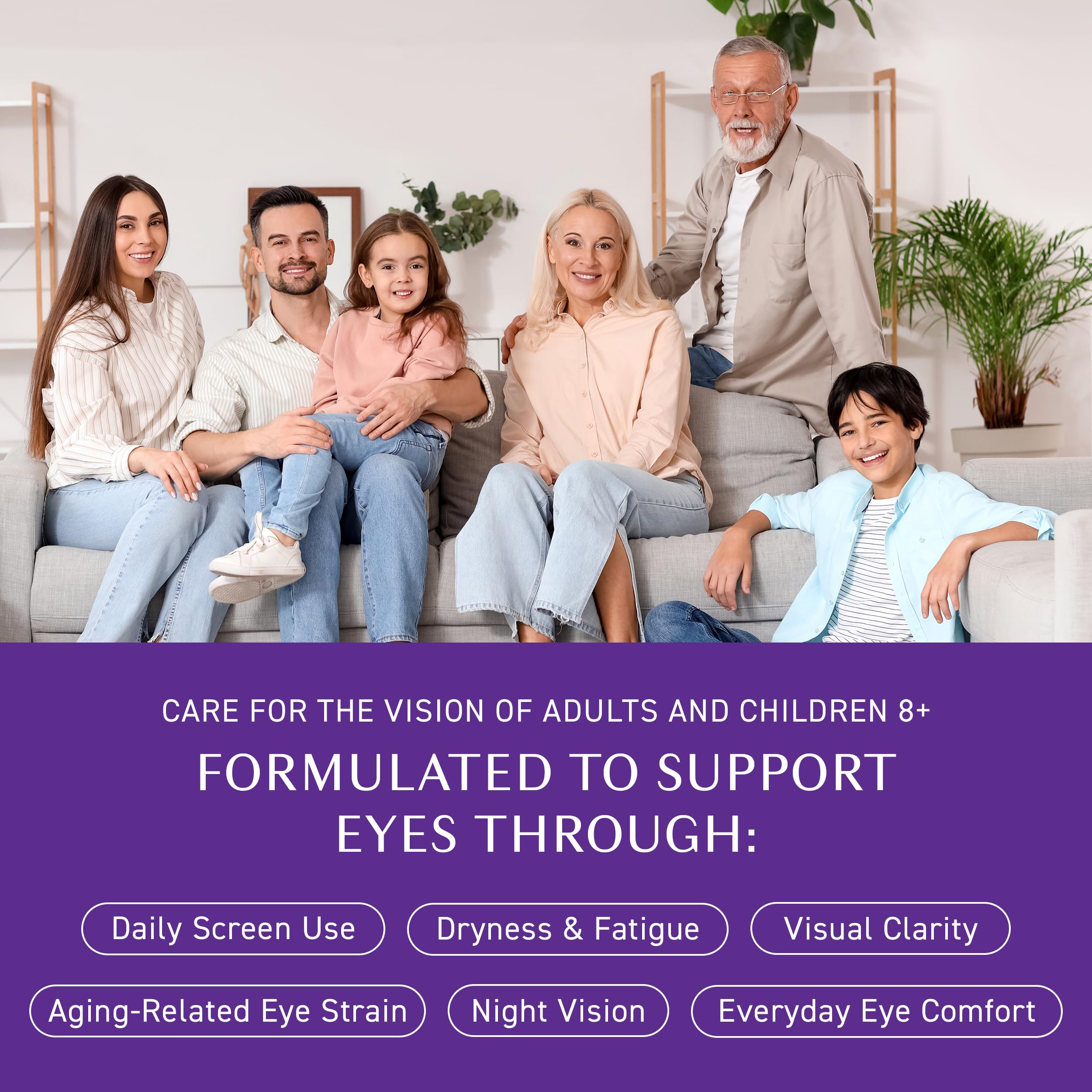 Umeken Eye Clear con luteína y zeaxantina para enfoque claro.