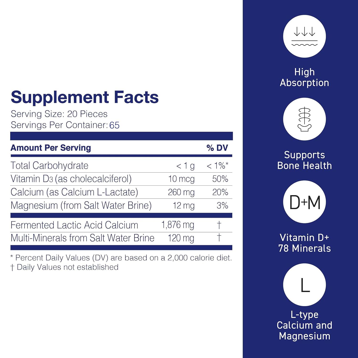 Umeken Mineral L-Cal empaque doble, dos frascos para 4 meses