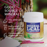 Envase de Umeken Mineral L-Cal facilita el almacenamiento en casa.