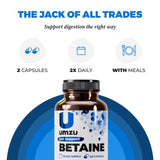 UMZU Betaine HCl: ingrediente betaine para digestión.