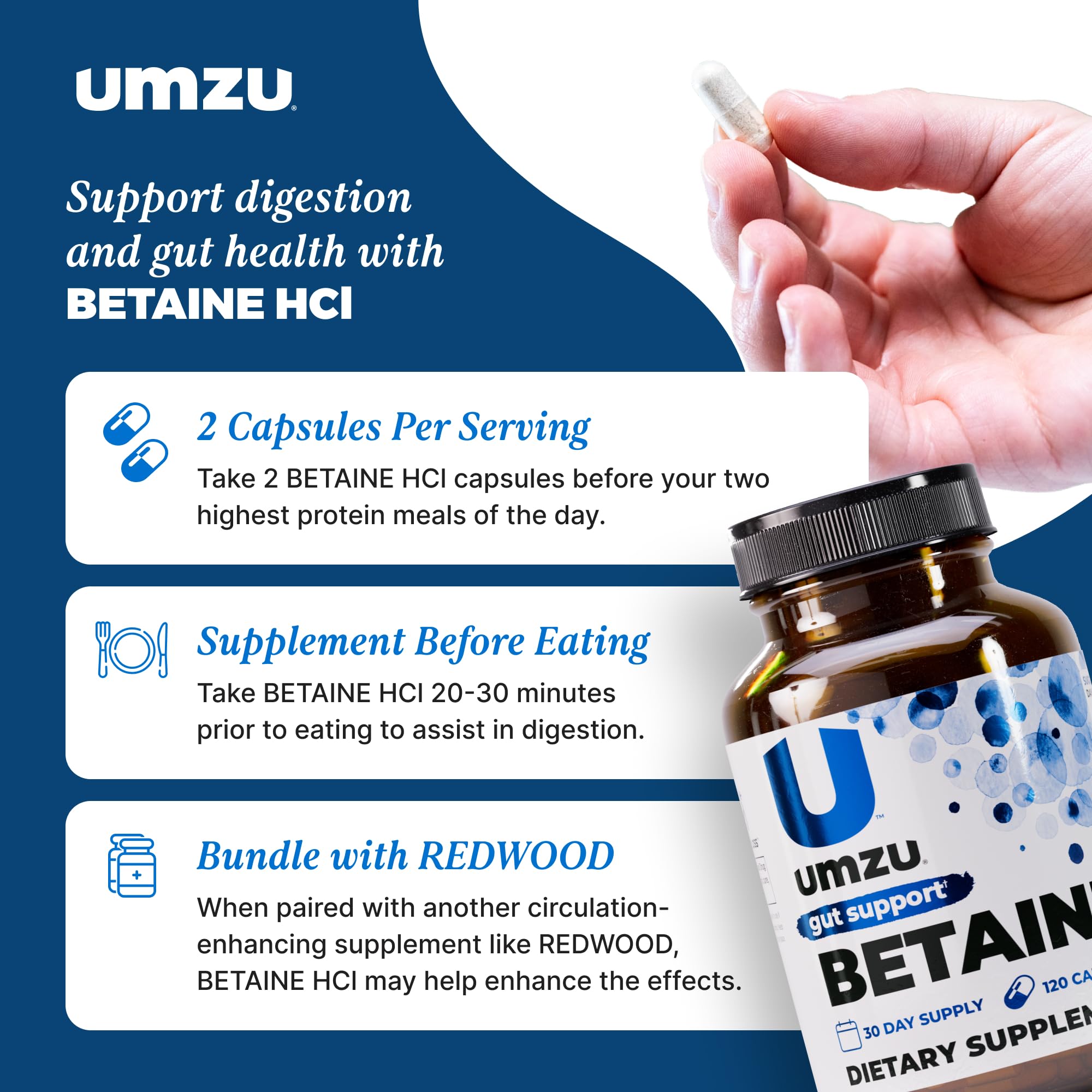 UMZU Betaine HCl: proceso de calidad para seguridad.