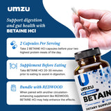 UMZU Betaine HCl: proceso de calidad para seguridad.