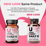 UMZU Daily B consumo diario que apoya metabolismo y claridad mental.