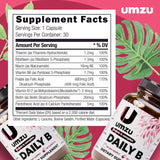 UMZU Daily B frente del envase destacando el logo y beneficios.