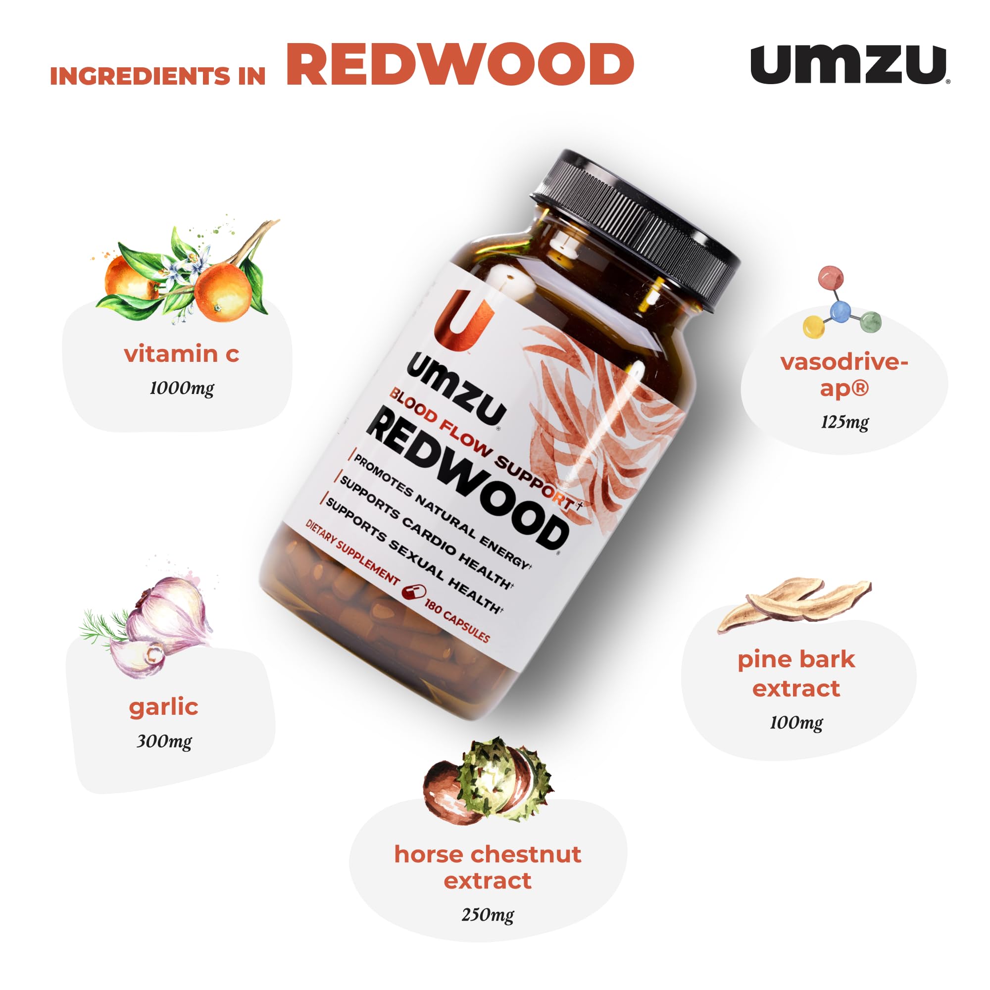 UMZU Redwood, cápsulas fáciles de tragar para uso diario