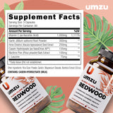 UMZU Redwood, dosis diaria para energía sostenida